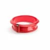 Molde Reposteria Redondo Desmontable Plato Ceramica 23cm Silicona Rojo Lekue 2412323r01m017