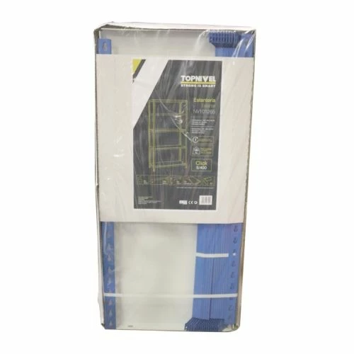 Estanteria Ordenacion 5 Baldas Sin Tornillos 1800x900x400mm Metal Azul/blanco Nivel Nv101265 2 Estanteria Ordenacion 5 Baldas Sin Tornillos 1800x900x400mm Metal Azul/blanco Nivel Nv101265 - Imagen 2