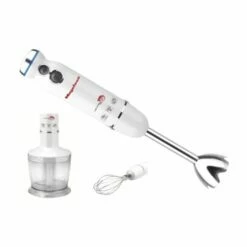Batidora Cocina Mano 750w Pie Inox Incluye Accesorios Inox Mgf4123 Magefesa