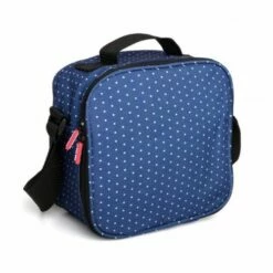 Bolsa Porta Alimentos 4 Hermeticos Poliester Azul Dots Tatay 1167508