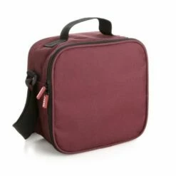 Bolsa Porta Alimentos 4 Hermeticos Poliester Burdeos Tatay 1167509