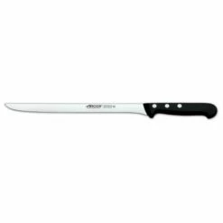 Cuchillo Jamonero Flexible Mango Polioximetileno 240mm Acero Inox Negro Arcos 281804