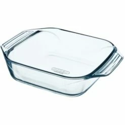 Fuente Horno Cuadrada 23x23cm Borosilicato Optimum Pyrex