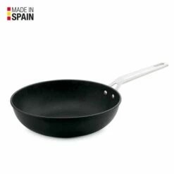 Sarten Cocina Wok 30cm Aluminio Fundido Aire Valira