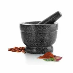 Mortero Cocina Con Mano 14cm Granito/marmol Lacor 60514