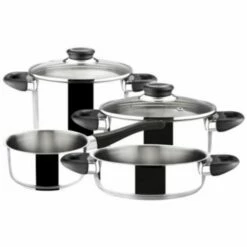 Bateria Cocina Acero Inoxidable Royal Magefesa 6 Pz 01bxroyal06