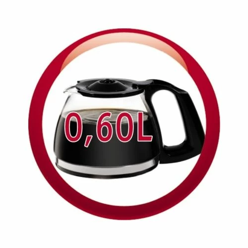 Cafetera Electrica Goteo 600w Autoapagado 06tz Principio 6 Moulinex Fg152832 2 Cafetera Electrica Goteo 600w Autoapagado 06tz Principio 6 Moulinex Fg152832 - Imagen 2