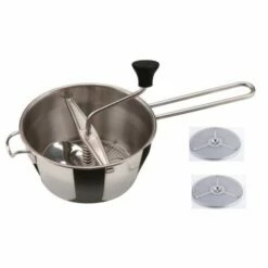 Pasapure Cocina 2 Discos Mango Varilla 15cm Acero Inox Inoxibar