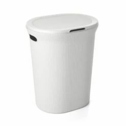 Cesto Ordenacion Ropa 41x33x50cm 40lt Polipropileno Blanco Tatay