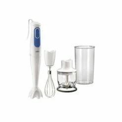 Batidora Cocina Mano 700w Pie Plastico 2 Velocidades Mq 3025wh Omelette Braun