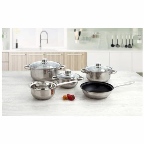 Bateria Cocina Acero Inoxidable Bochum Quid 8 Pz 5759232 1 Bateria Cocina Acero Inoxidable Bochum Quid 8 Pz 5759232