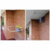 Tendedero Techo Extensible 100-160cm Aluminio Con Recogedor Tz