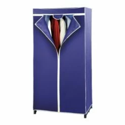 Armario Ordenacion Guarda Ropa 75x50x150cm Polipropileno Azul Air Wenko 121124