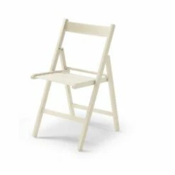Silla Plegable Blanco Madera Vivahogar 42,5x47,5x79cm Vh122849 122849