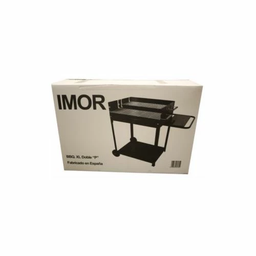 Barbacoa Carb 2 Parrillas C/rda 115x55,5x95cm Ne Imor 2 Barbacoa Carb 2 Parrillas C/rda 115x55,5x95cm Ne Imor - Imagen 2