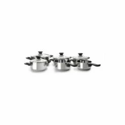 Bateria Cocina Acero Inoxidable Optima Ibili 6 Pz 957