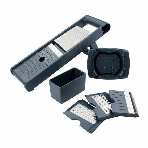 Mandolina Cocina 6 Piezas Regulador Grosor Plastico-inox Easy Prepare Fackelmann 2 Mandolina Cocina 6 Piezas Regulador Grosor Plastico-inox Easy Prepare Fackelmann - Imagen 2