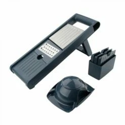 Mandolina Cocina 6 Piezas Regulador Grosor Plastico-inox Easy Prepare Fackelmann 9 Mandolina Cocina 6 Piezas Regulador Grosor Plastico-inox Easy Prepare Fackelmann -Batería de cocina Tienda de ventas 131227 2