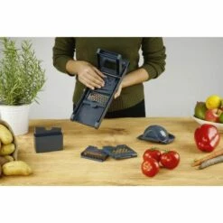 Mandolina Cocina 6 Piezas Regulador Grosor Plastico-inox Easy Prepare Fackelmann 12 Mandolina Cocina 6 Piezas Regulador Grosor Plastico-inox Easy Prepare Fackelmann -Batería de cocina Tienda de ventas 131227 5