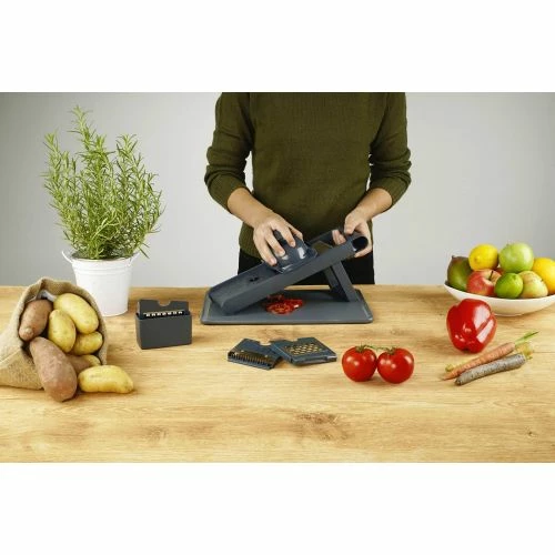 Mandolina Cocina 6 Piezas Regulador Grosor Plastico-inox Easy Prepare Fackelmann 7 Mandolina Cocina 6 Piezas Regulador Grosor Plastico-inox Easy Prepare Fackelmann - Imagen 7