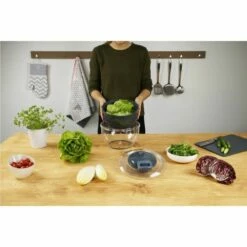 Centrifugadora Cocina Ensaladas Plastico Easy Prepare Fackelmann -Batería de cocina Tienda de ventas 131234 3