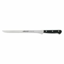 Cuchillo Jamonero Flexible 250mm Acero Nitrium Negro Opera Arcos