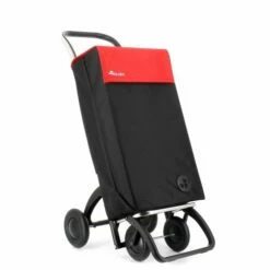 Carro Compra 4 Ruedas Aluminio Negro/rojo Sbelta Mf Rolser -Batería de cocina Tienda de ventas 132965 2
