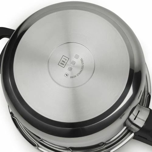 Olla Cocina Presion 4+6lt Rapida Acero Inox Boj 4 Olla Cocina Presion 4+6lt Rapida Acero Inox Boj - Imagen 4