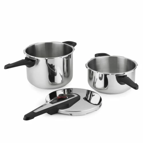 Olla Cocina Presion 4+6lt Rapida Acero Inox Boj 1 Olla Cocina Presion 4+6lt Rapida Acero Inox Boj