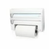 Portarrollo Cocina Triple Plastico Ps Blanco Roll N' Roll Metaltex