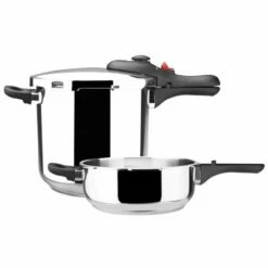 Olla Cocina Presion 03+06lt Super Rapida Acero Inox Db Magefesa