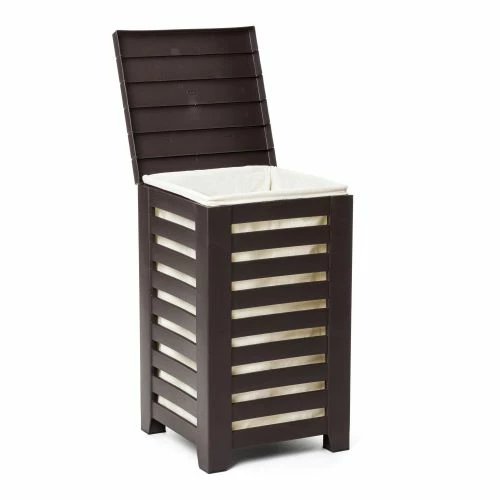 Cesto Ordenacion Ropa Rectangular 55lt Polipropileno Marron Tatay 1 Cesto Ordenacion Ropa Rectangular 55lt Polipropileno Marron Tatay