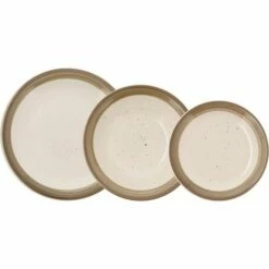 Vajilla Mesa Redonda Gres Allegra Nature Quid