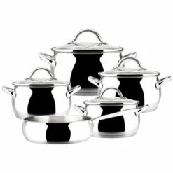 Bateria Cocina Acero Inoxidable Magefesa 9 Pz