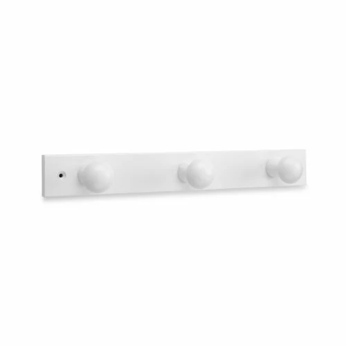 Colgador Pared 3 Pomos Madera Blanco 3773 Inofix 1 Colgador Pared 3 Pomos Madera Blanco 3773 Inofix