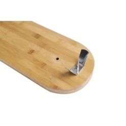 Jamonero Horizontal Plegable Giratorio Madera Bambu Acero Cromado Fackelmann -Batería de cocina Tienda de ventas 136455 2