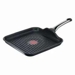 Grill Cocina 26x26cm Antihaderente Thermo-stop Aluminio Negro Excellence Tefal