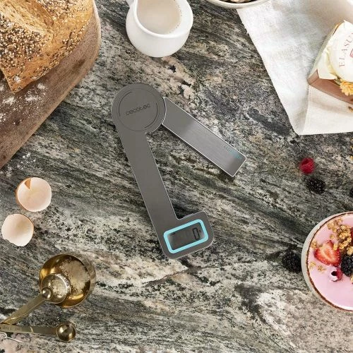 Bascula Cocina 5kg Sin Pila Cecotec Inox Gris Cook Control 10100 Eco Power Compact 4142 2 Bascula Cocina 5kg Sin Pila Cecotec Inox Gris Cook Control 10100 Eco Power Compact 4142 - Imagen 2