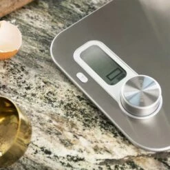 Bascula Cocina 8kg Sin Pila Cecotec Inox Gris Cook Control 10200 Eco Power 4143 -Batería de cocina Tienda de ventas 137056 2