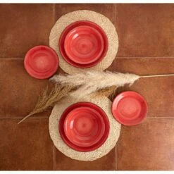 Vajilla Mesa 18pz Gres Coral Quid -Batería de cocina Tienda de ventas 137333 2