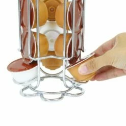 Dispensador Capsula Café 18 Capsulas Acero Cromado Dolce Gusto Fackelmann -Batería de cocina Tienda de ventas 137367 3