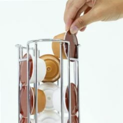 Dispensador Capsula Café 18 Capsulas Acero Cromado Dolce Gusto Fackelmann -Batería de cocina Tienda de ventas 137367 4