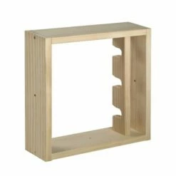 Botellero 6 Botellas Pino Natural Pixel Astigarraga