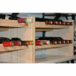 Botellero 16 Botellas Pino Natural Katea Astigarraga -Batería de cocina Tienda de ventas 137437 2