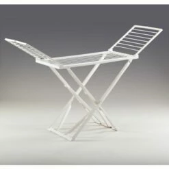 Tendedero Resina Con Alas Siena Blanco 20 Cm