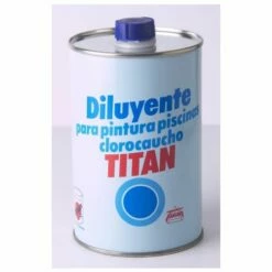 Diluyente Pintura Piscina Al Disolvente 1 Lt Titan 18053