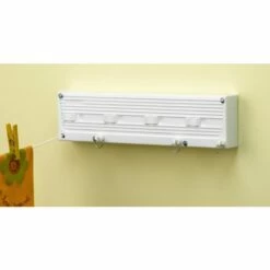 Tendedero Pared 4 Cuerdas Automatico Hasta 5mt Pvc Tzs-4 Cuncial