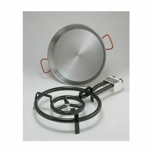 Paellero Gas Butano 2 Fuegos 40cm Hierro M400 La Ideal 1 Paellero Gas Butano 2 Fuegos 40cm Hierro M400 La Ideal