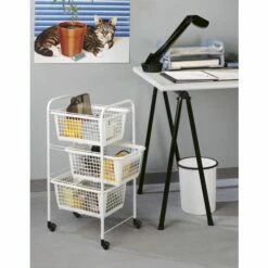 Verdulero Cocina 3 Cestos 38x30x68cm Plastico Blanco San Diego Metaltex 10 Verdulero Cocina 3 Cestos 38x30x68cm Plastico Blanco San Diego Metaltex -Batería de cocina Tienda de ventas 27763 2