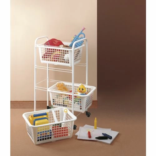 Verdulero Cocina 3 Cestos 38x30x68cm Plastico Blanco San Diego Metaltex 4 Verdulero Cocina 3 Cestos 38x30x68cm Plastico Blanco San Diego Metaltex - Imagen 4